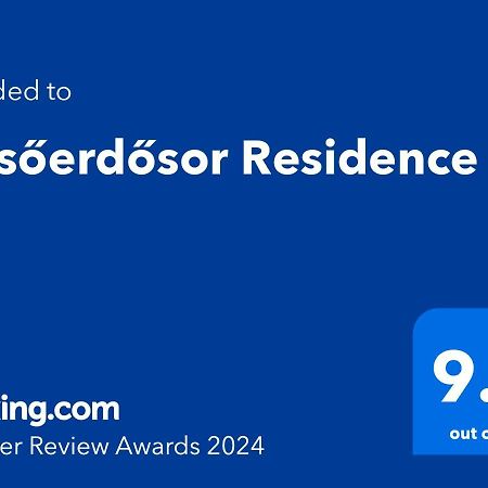 Felsoerdosor Residence Budapest Luaran gambar